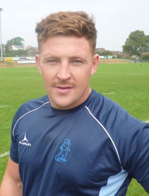 Pat Roberts - rounded off another good performance for Narberth with a try